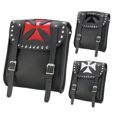 Raider Universal Maltese Cross Sissy Bar Bags