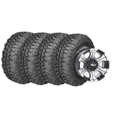 Super Swamper TRXUS MT   Radial Tires and Black DC2 Wheels Pacakage