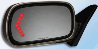 2003 2006 Lincoln Navigator Mirror Glass   Muth, Direct fit, With turn signal, Heated