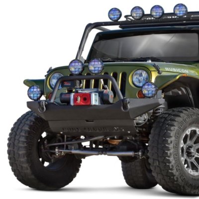 2007 2012 Jeep Wrangler (JK) Bumper   Body Armor, Direct fit, None, Bracket(s) included