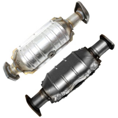 1985 1995 Ford Bronco Catalytic Converter   Bosal, 49 state legal   no CA shipments, Direct fit, Aluminized steel
