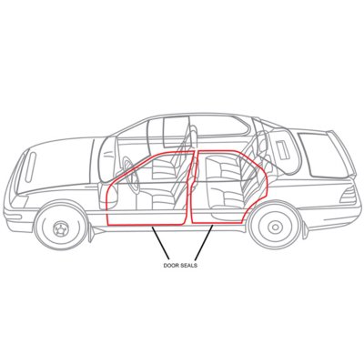 Fairchild Industries Door Weatherstrip Seal