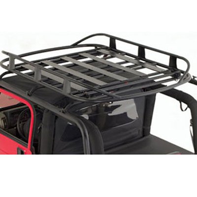 2007 2013 Jeep Wrangler (JK) Roof Rack   Smittybilt, Direct fit, Textured black, Steel